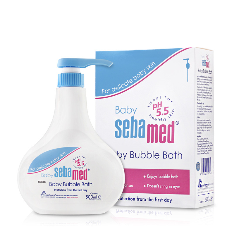 德国施巴sebamed婴儿泡泡沐浴露500ml