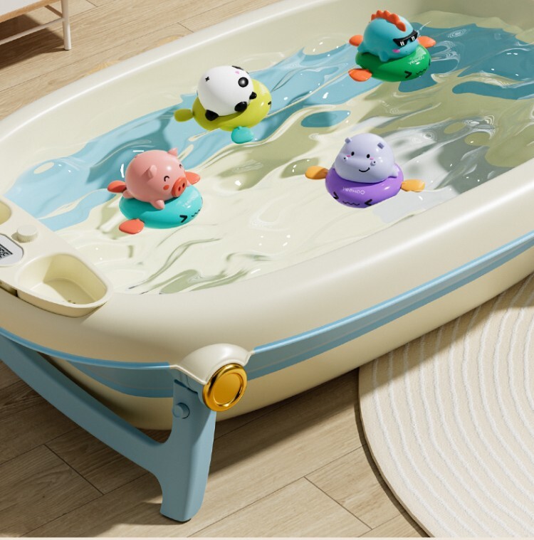 英氏 飞鱼洗浴玩具两个装 小猪猪 小河马